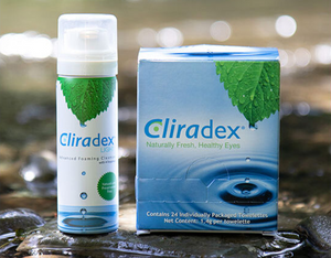 Cliradex is tolerated very
well and is safe and effective to use around the eyes and facial skin daily.